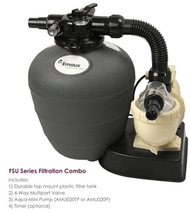 Emaux Ultra Series Filtration Combo with Prefilter - poolandspa.ph