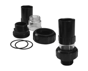 Emaux Union Set and Parts for Black and White Multiport Valve - poolandspa.ph
