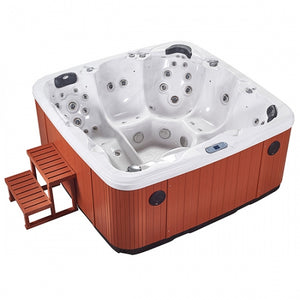 Aquascape California 5 Seater Jacuzzi (Size:2200*2200*940mm) - poolandspa.ph