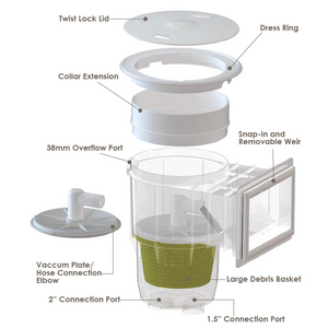 Emaux Standard Heavy Duty Wall Skimmer - poolandspa.ph