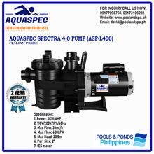 Load image into Gallery viewer, AQUASPEC SPECTRA INGROUND POOL PUMPS - ASP-L