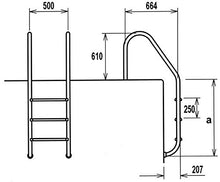 Load image into Gallery viewer, ASTRAL LADDERS - STANDARD HANDRAIL - poolandspa.ph