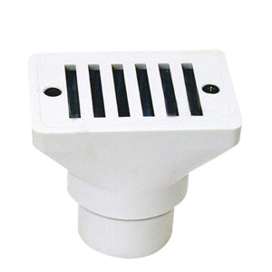 M Aquascape White Fittings Gutter Drain - poolandspa.ph