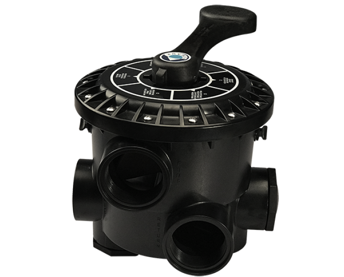 Emaux MPV Side Mount Multiport Valve (BLACK) - poolandspa.ph
