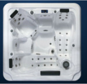 Aquascape California 5 Seater Jacuzzi (Size:2200*2200*940mm) - poolandspa.ph