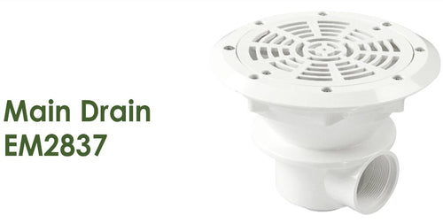 Emaux Main Drain EM2837 - poolandspa.ph