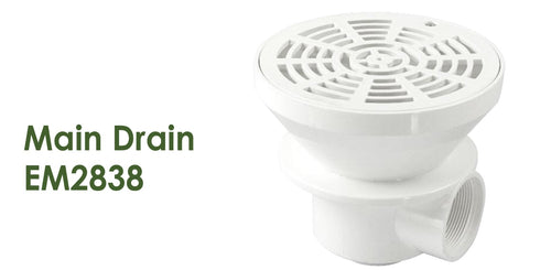 Emaux Main Drain EM2838 - poolandspa.ph