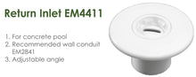 Load image into Gallery viewer, Emaux Inlet Fittings - Return Inlet for Concrete Pool  EM4411 - poolandspa.ph