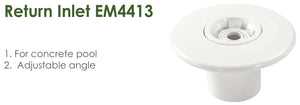 Emaux Inlet Fittings - Return Inlet for Vinyl Pool  EM4413 - poolandspa.ph