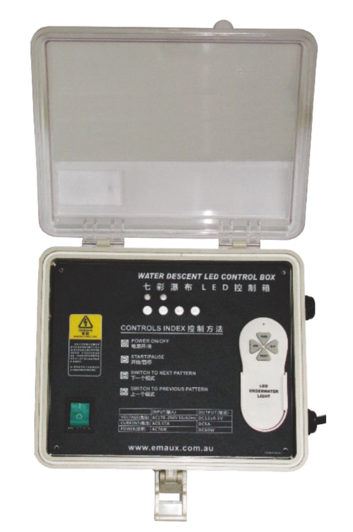 Emaux Water Descent LED Control Box - poolandspa.ph