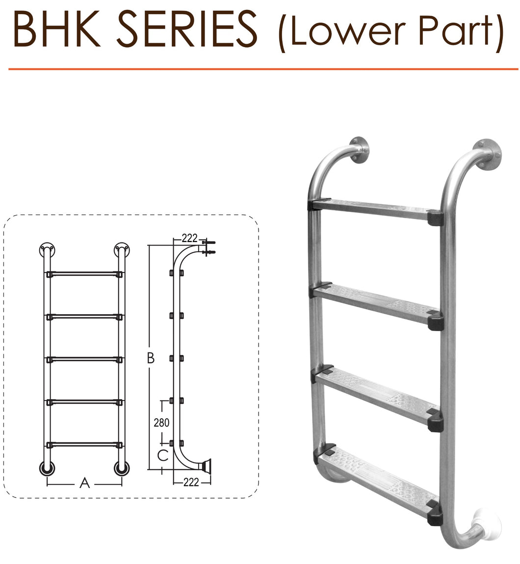 Emaux BHK SERIES LADDER - poolandspa.ph
