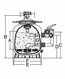 Emaux S Series Ring Lock Filter - poolandspa.ph