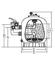 Load image into Gallery viewer, Emaux SP Series Side Mount Sand Filter - poolandspa.ph