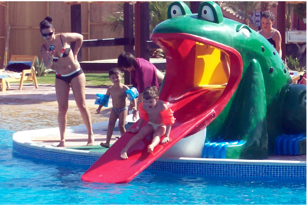 Aqua Play Frog-3 Slide - poolandspa.ph