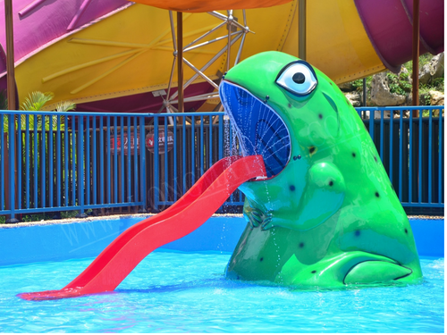 Aqua Play Frog 2 Slide - poolandspa.ph