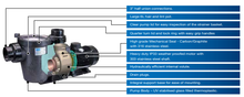 Load image into Gallery viewer, WATERCO COMMERCIAL HYDROSTAR MK III PUMPS - High Head 60Hz 380 - 415v, s/s shaft 80mm (3&quot;) port, Barrel Union connection. - poolandspa.ph