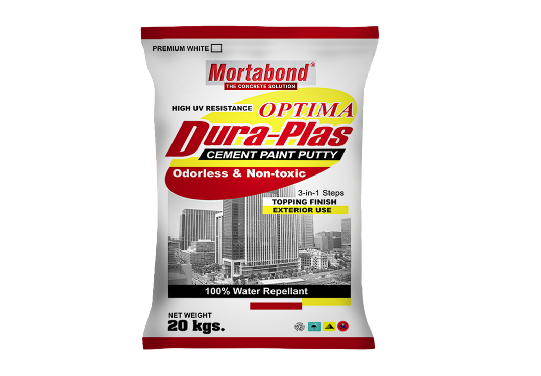 Mortabond Dura-Plas (Optima) Cement Paint Putty - poolandspa.ph