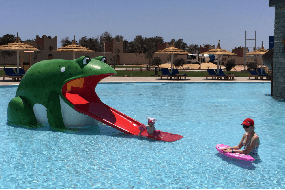 Aqua Play Frog Slide
