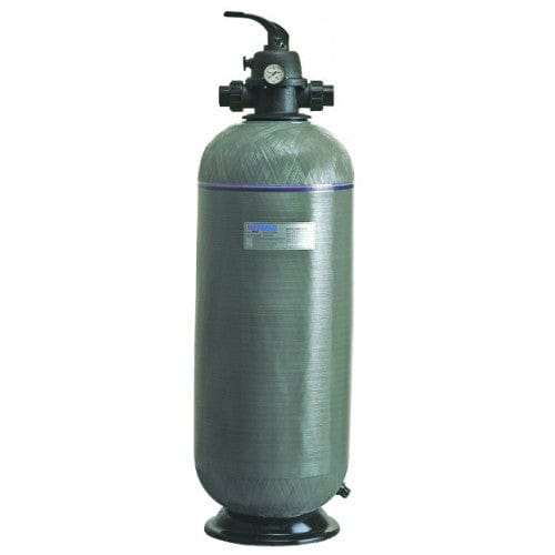 WATERCO MICRON TOP MOUNT Deep Bed Filters New 4" male Threaded neck ring- Back washable Deep Bed granular filters (7 Bar pressure rating)